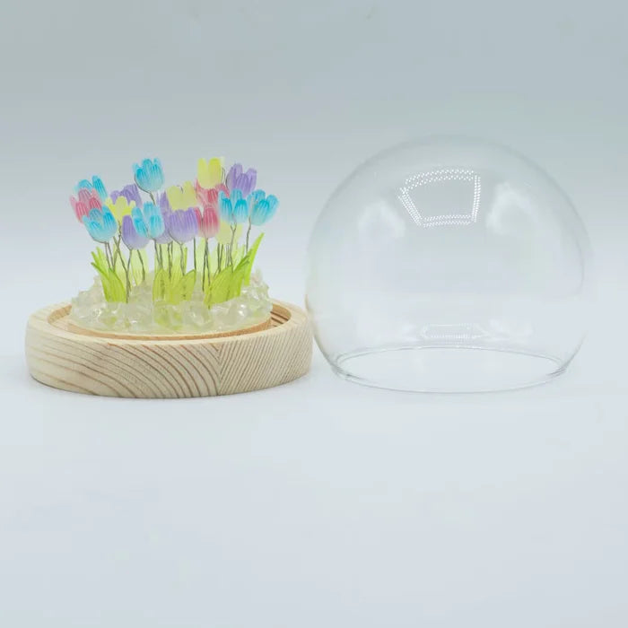 Domo Jardí Floral Glow - 20 tulipes multicolor - LED USB