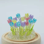 Dom de jardí Brillo Floral - 20 tulipes - LED USB
