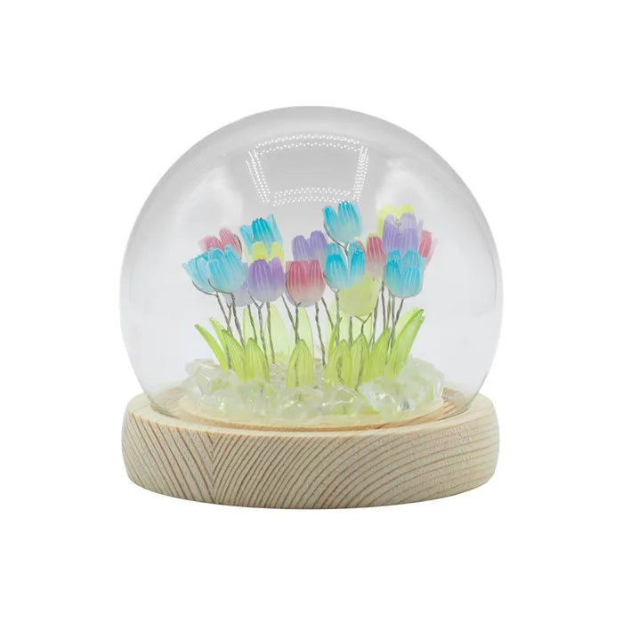 Domo Jardí Floral Glow - 20 tulipes multicolor - LED USB