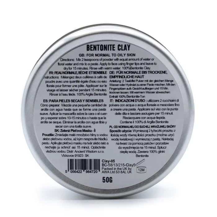 Mascareta facial d'argila de caolí 50g