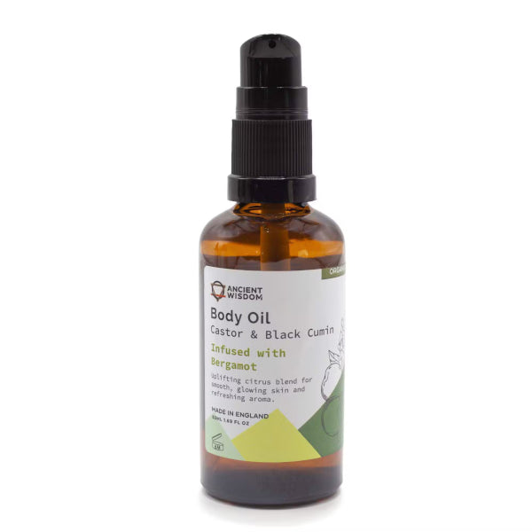 Aceite Corporal Orgánico de Bergamota – Hidratación y Aroma Cítrico Natural - 50 ml