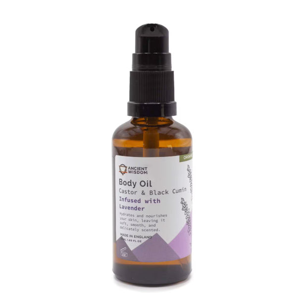 Aceite Corporal Orgánico de Lavanda – Hidratación y Bienestar Natural | 50 ml