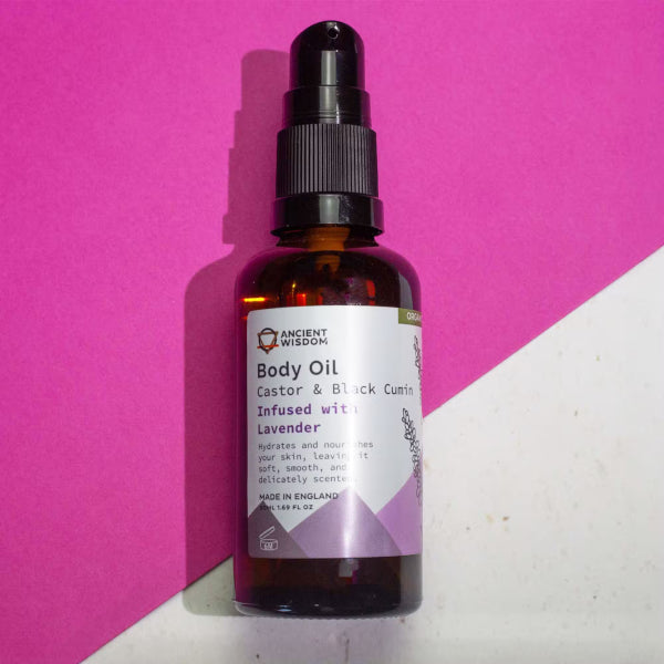 Aceite Corporal Orgánico de Lavanda – Hidratación y Bienestar Natural | 50 ml