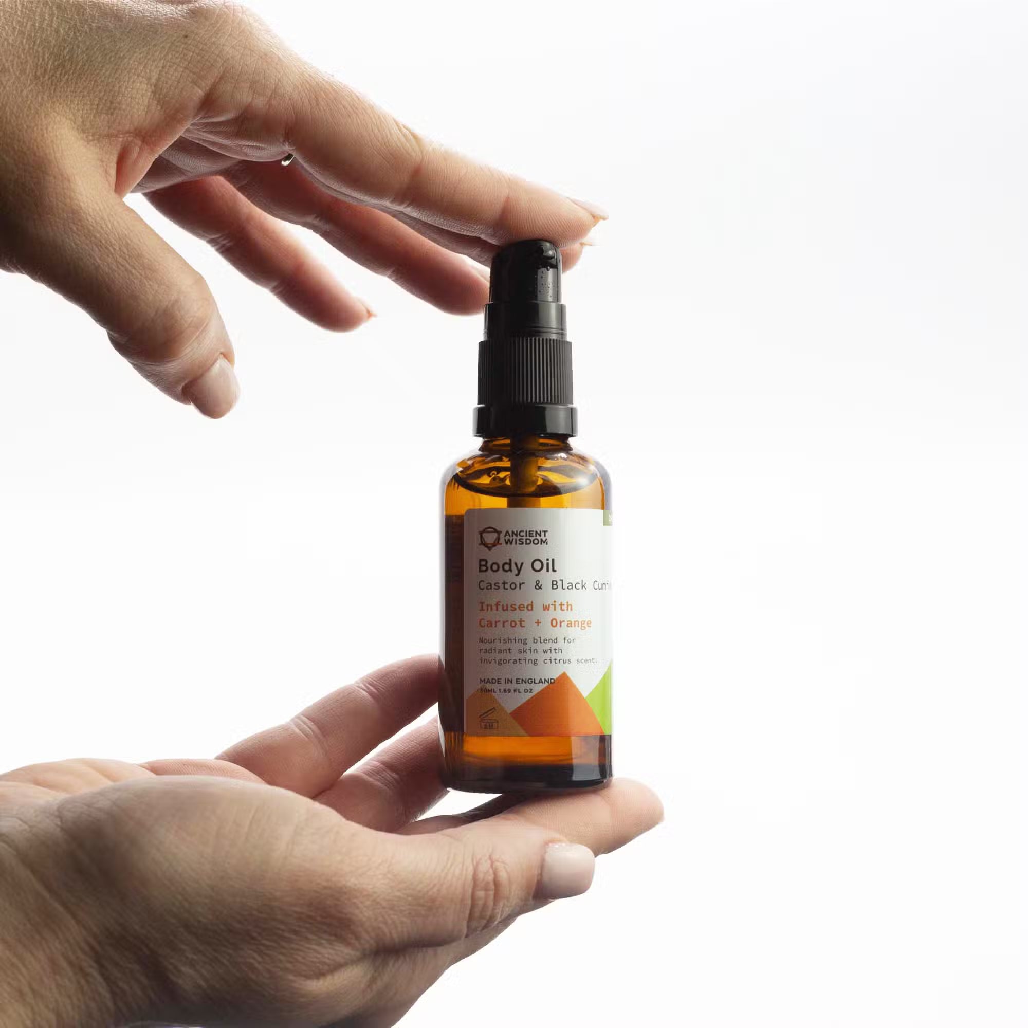 Aceite Corporal Orgánico-Zanahoria y Naranja-50ml