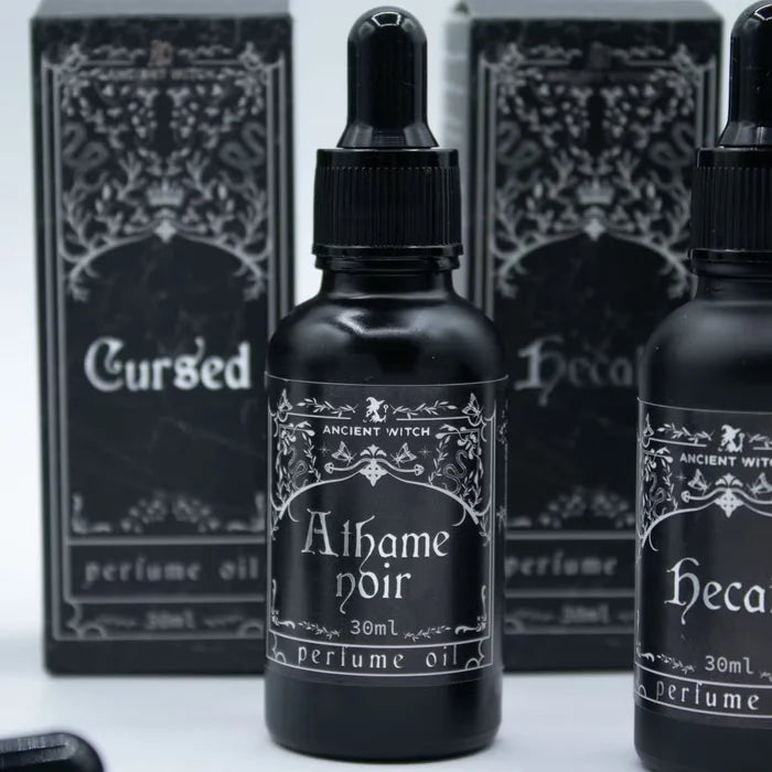 Encens d'encanteris de bruixa antic -Seducció - Pèndol d'amatista