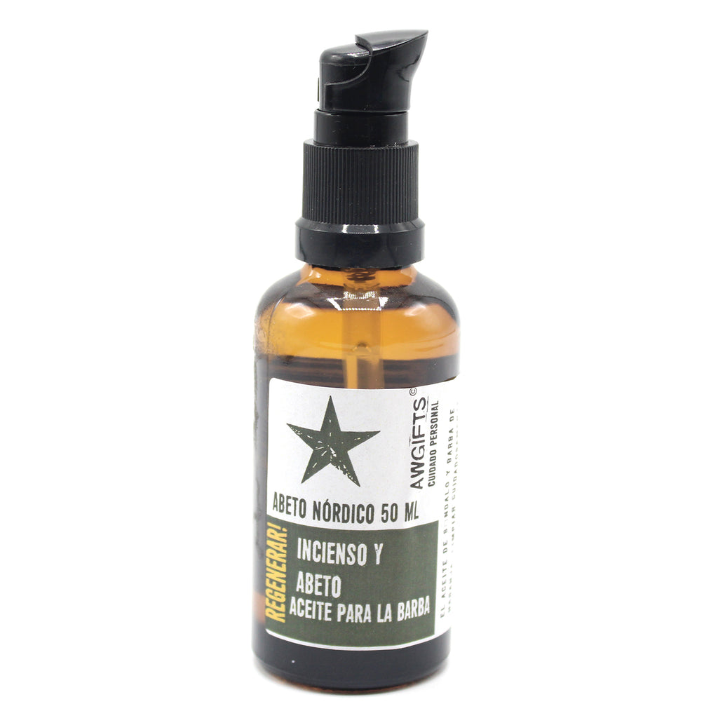 Aceite para la barba 50 ml – Abeto Nórdico - Regenera!
