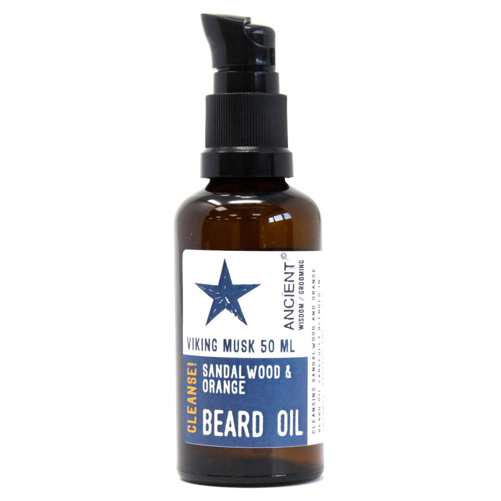 Aceite para la barba 50 ml – Almizcle Vikingo - Limpia!