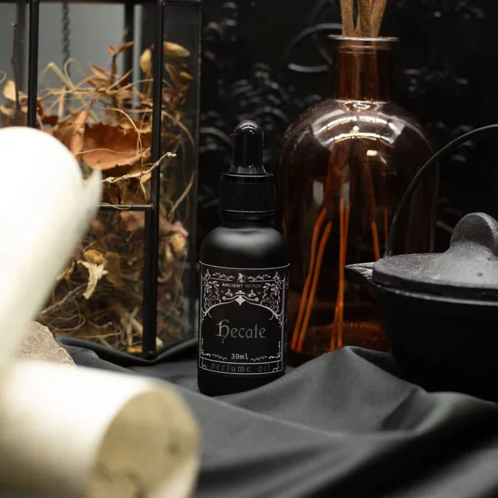 Encens d'encanteris de bruixa antic -Seducció - Pèndol d'amatista