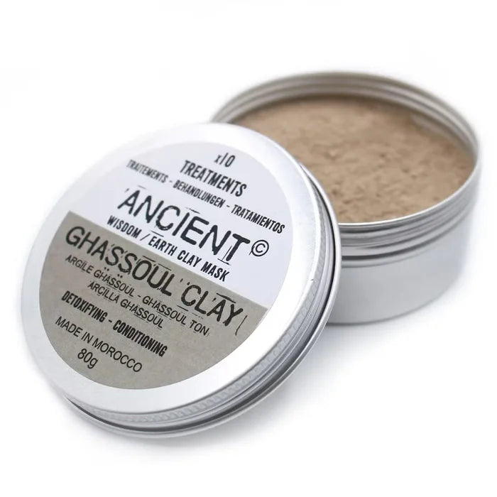 Mascareta facial d'argila marró 80g