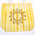 Bolsa de Algodón "Tie Dye" -Namaste Hands - Yellow - Asa Natural
