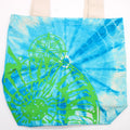 Bolsa de Algodón "Tie Dye" - Concha Marina - Azul y verde