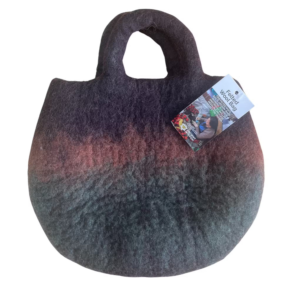 Bolsa abeja de fieltro al agua - Jardín de hadas y abejas