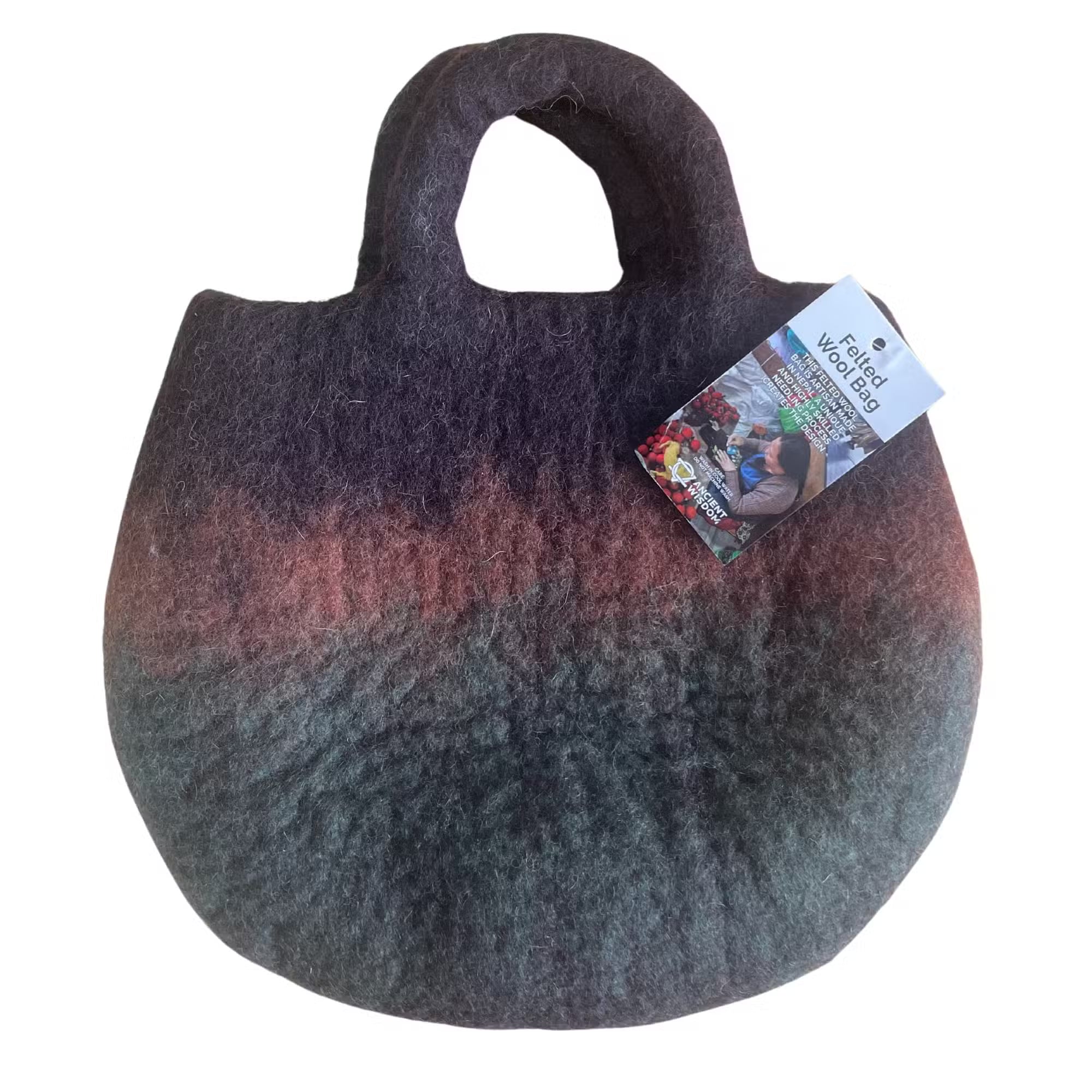 Bolsa abeja de fieltro al agua - Jardín de hadas y abejas