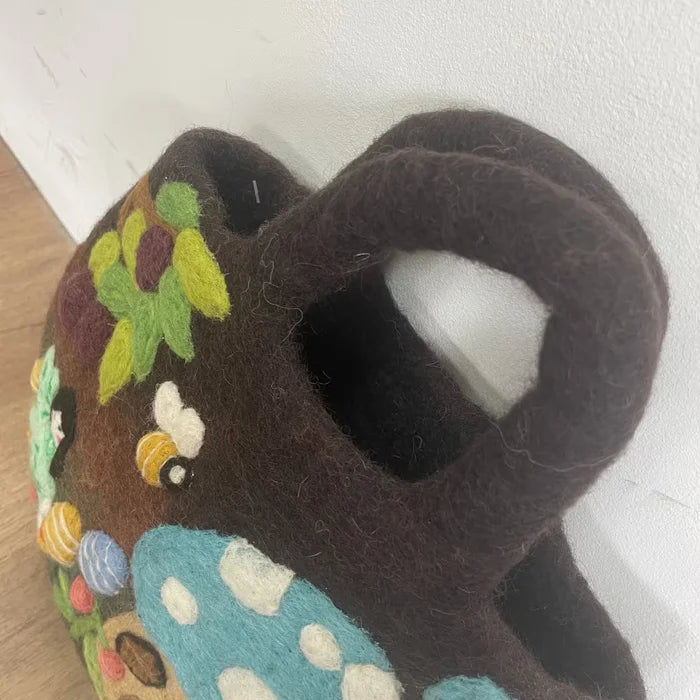 Bolsa abeja de fieltro al agua - Jardín de hadas y abejas
