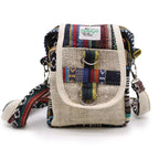 Bolso Body-Cross de cáñamo natural y Jhari