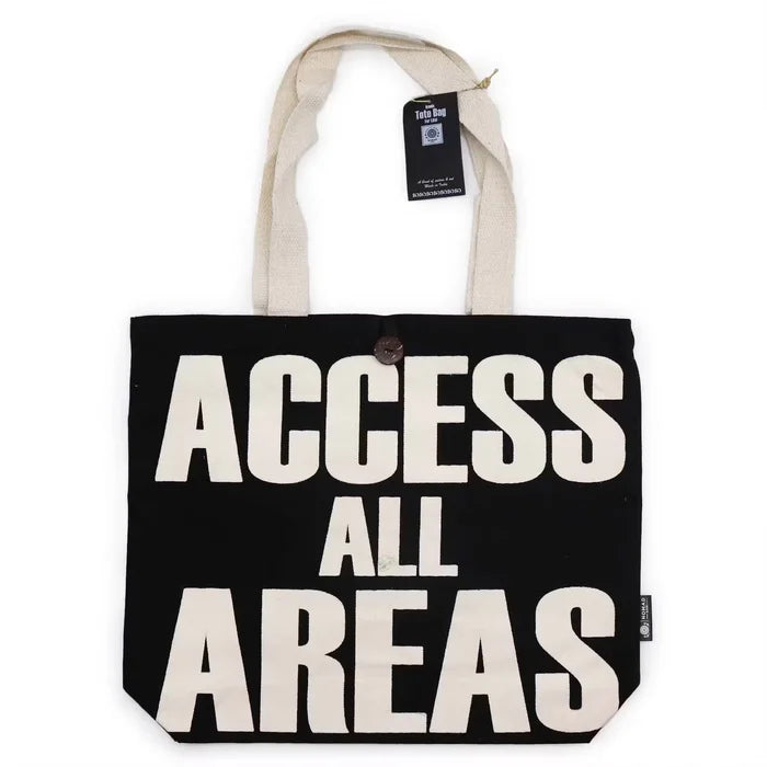 Bolso Básico Icónico Premium - ACCESS ALL AREAS -Negro natural