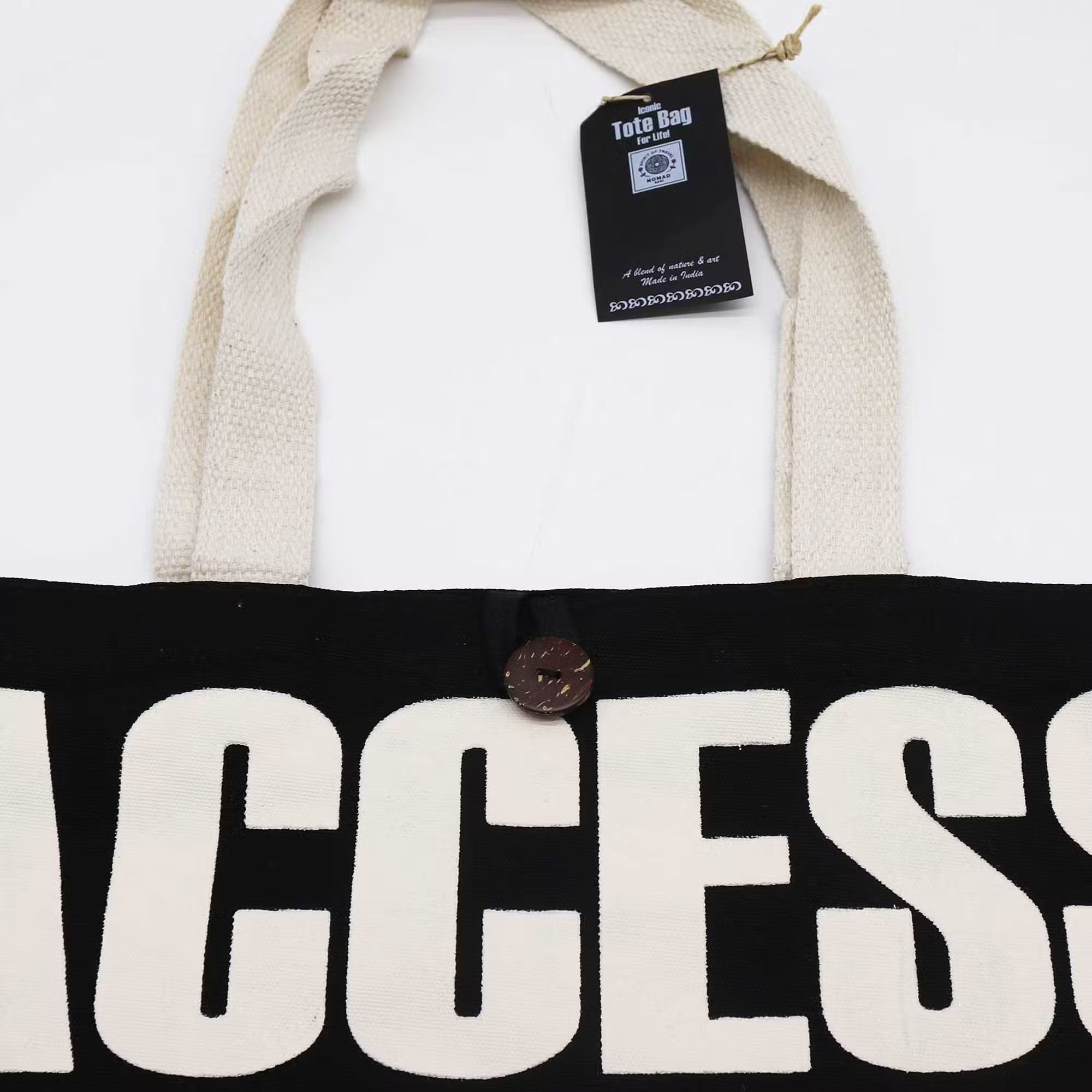 Bolso Básico Icónico Premium - ACCESS ALL AREAS -Negro natural