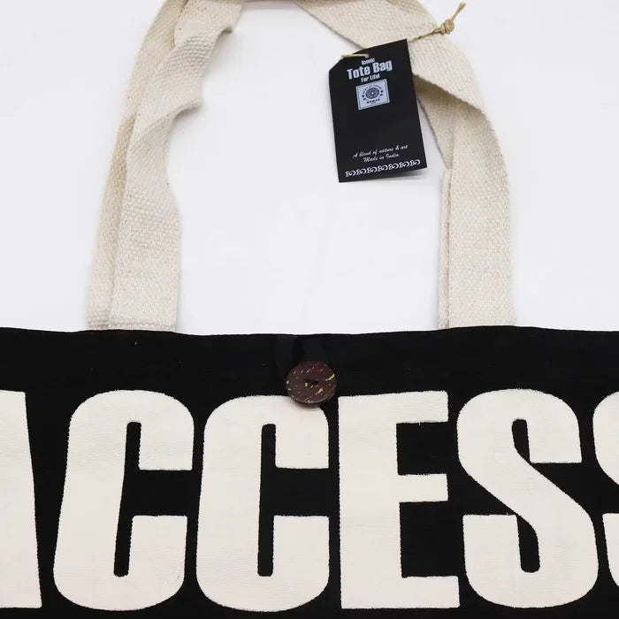 Bolso Básico Icónico Premium - ACCESS ALL AREAS -Negro natural