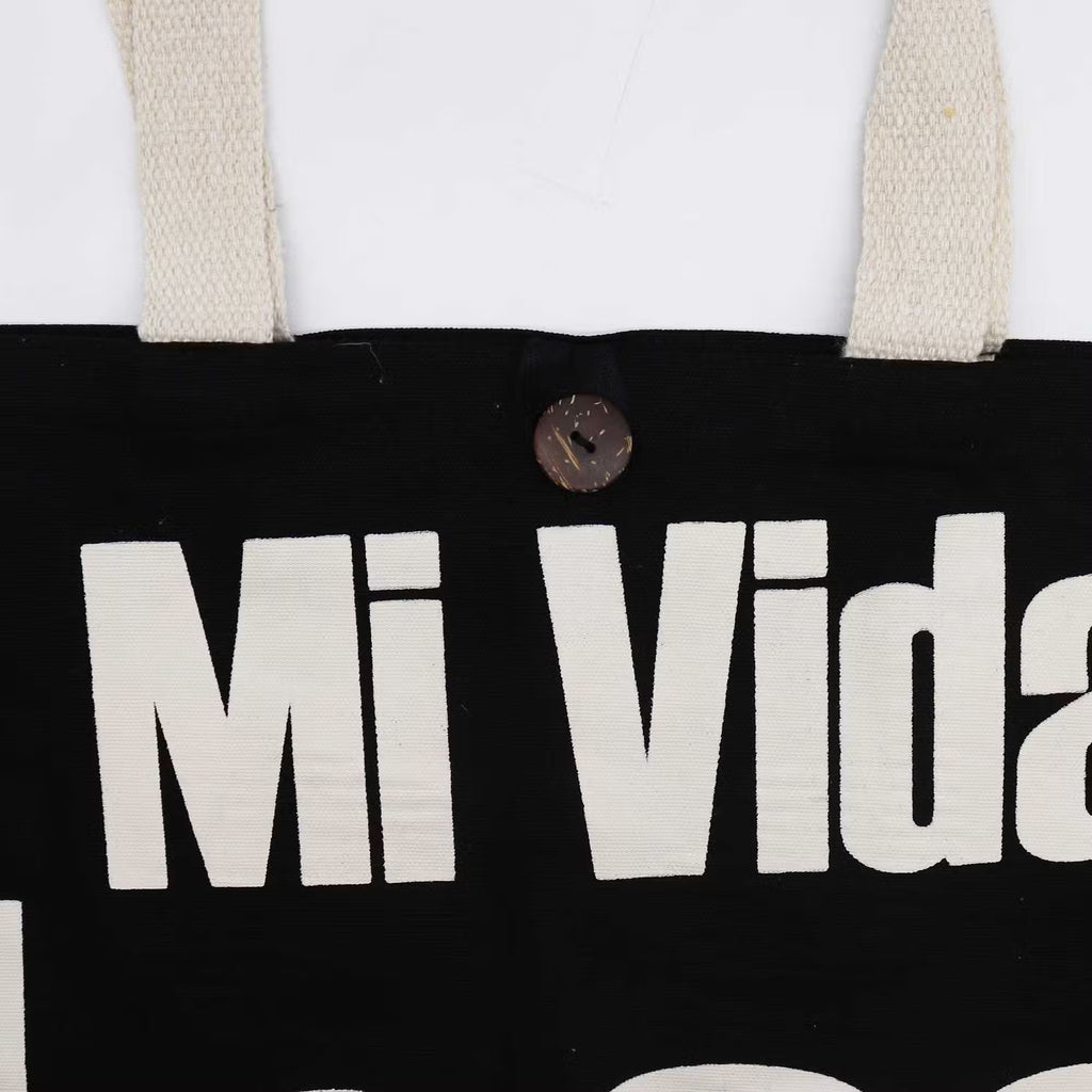 Bolso Básico Icónico Premium - MI VIDA LOCA -Negro natural