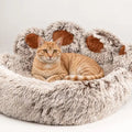 Cama para gatos y perros con forma de patita grande – 70 cm