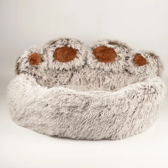 Cama para gatos y perros con forma de patita grande – 70 cm