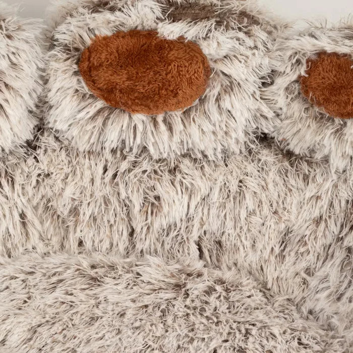 Cama para gatos y perros con forma de patita grande – 70 cm