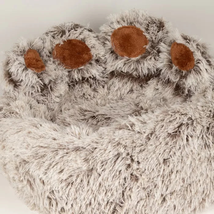 Cama para gatos y perros con forma de patita mediana grande - 60 cm