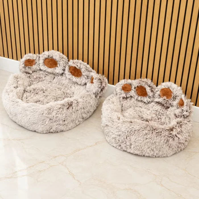 Cama para gatos y perros con forma de patita mediana grande - 60 cm