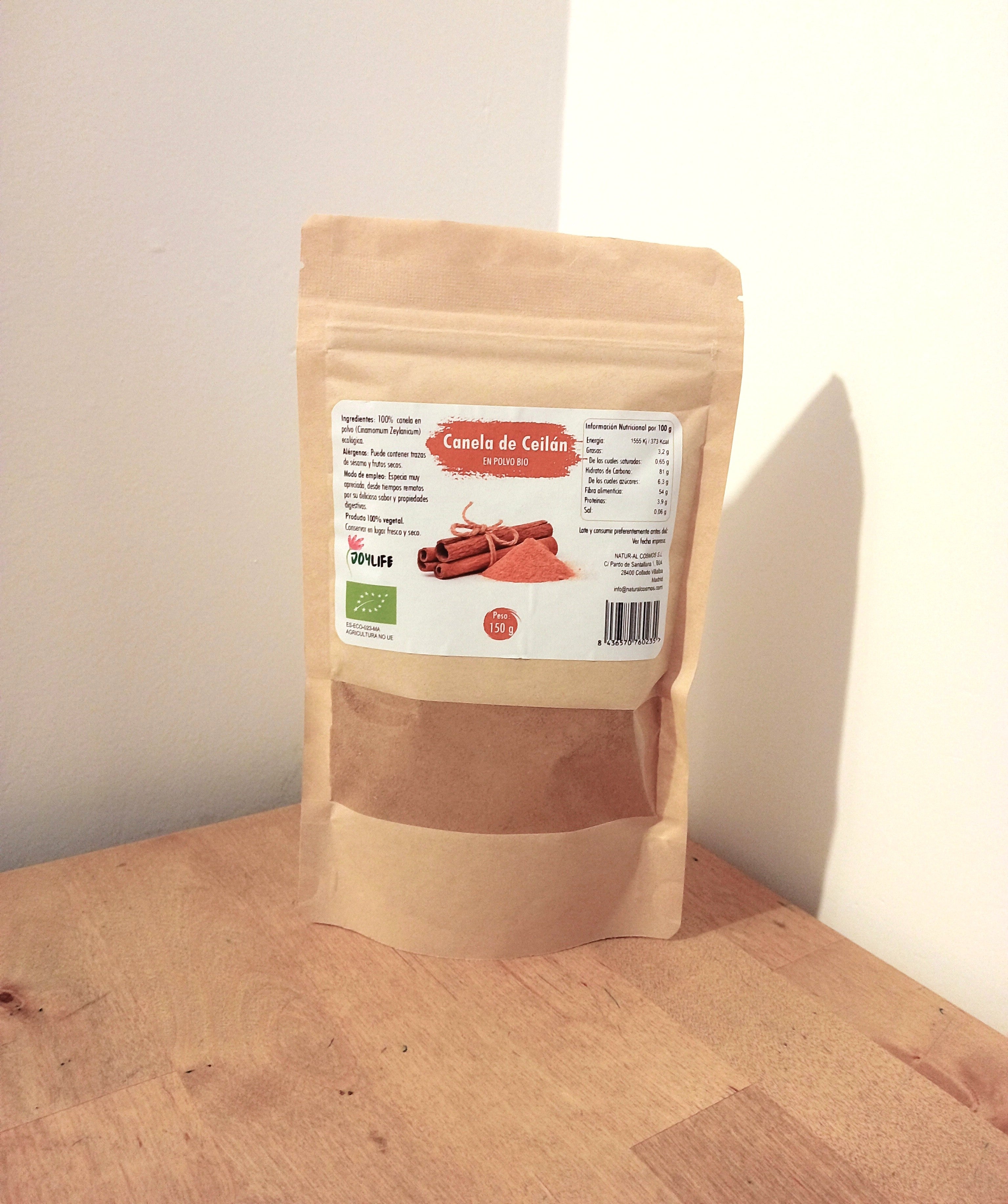 Canela de Ceilán en polvo ECO- 150g