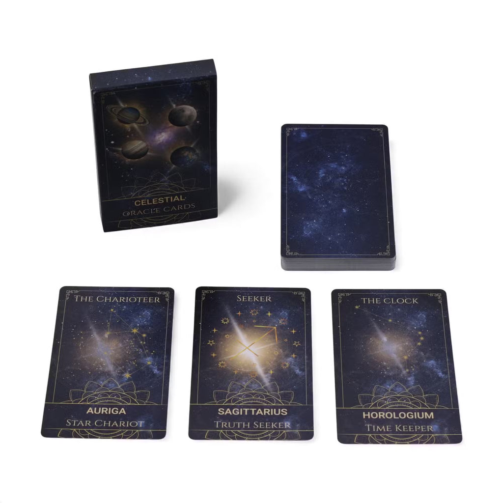 Cartas del Oráculo del Atlas de Energía Celestial - Baraja Espiritual