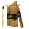 Cepillo de Dientes de Bambú Negro – Ecológico y Biodegradable | Cerdas Suaves