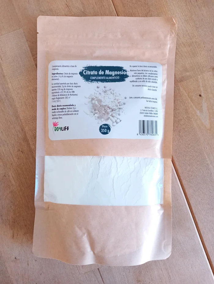 Citrato de magnesio en polvo - 350g