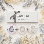Conjunto de Regalo de Bombas de Baño Efervescentes Agnes + Cat – Fragancias Exclusivas