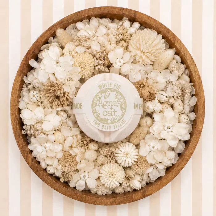 Conjunto regalo de bombas de baño efervescentes Agnes + Cat de aromas de bayas e higo