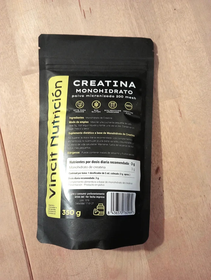 Monohidrat de creatina en pols micronitzada - 350 g