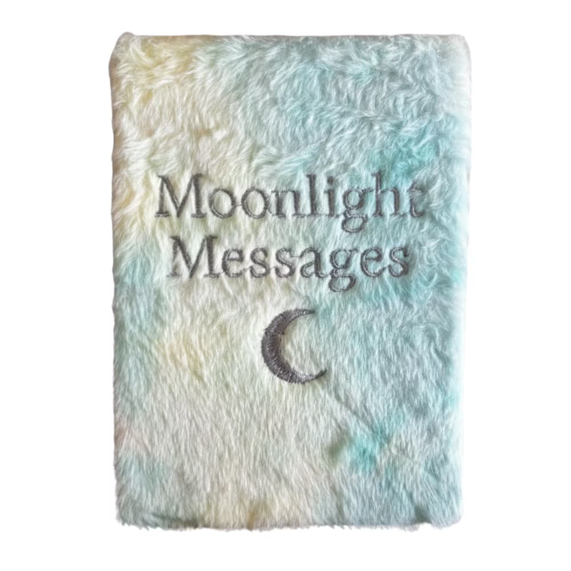 Diario de sueños de tapa blanda - Mensajes a la luz de la luna - 80 páginas