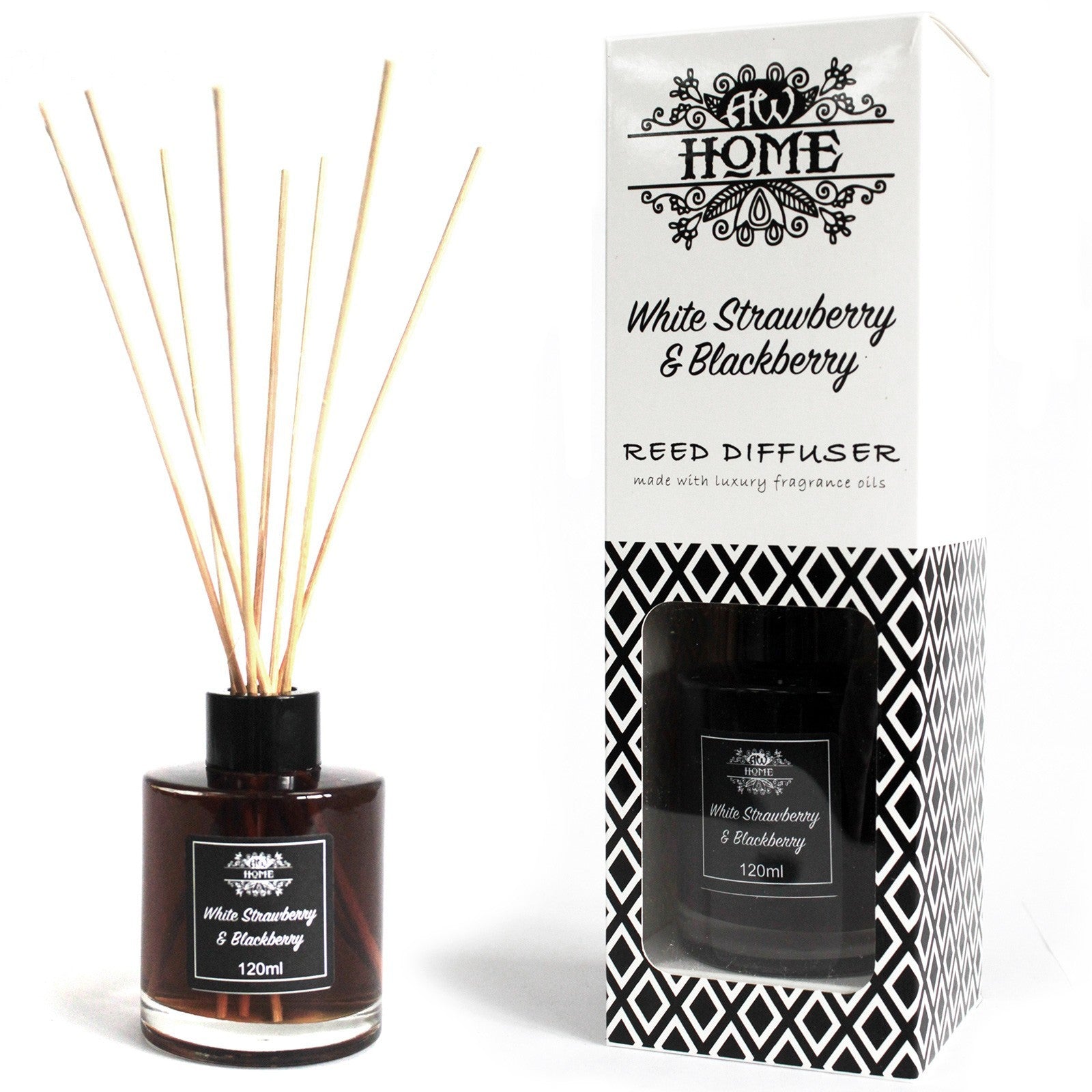 Difusor aromático de fresa blanca y frambuesa 120ml