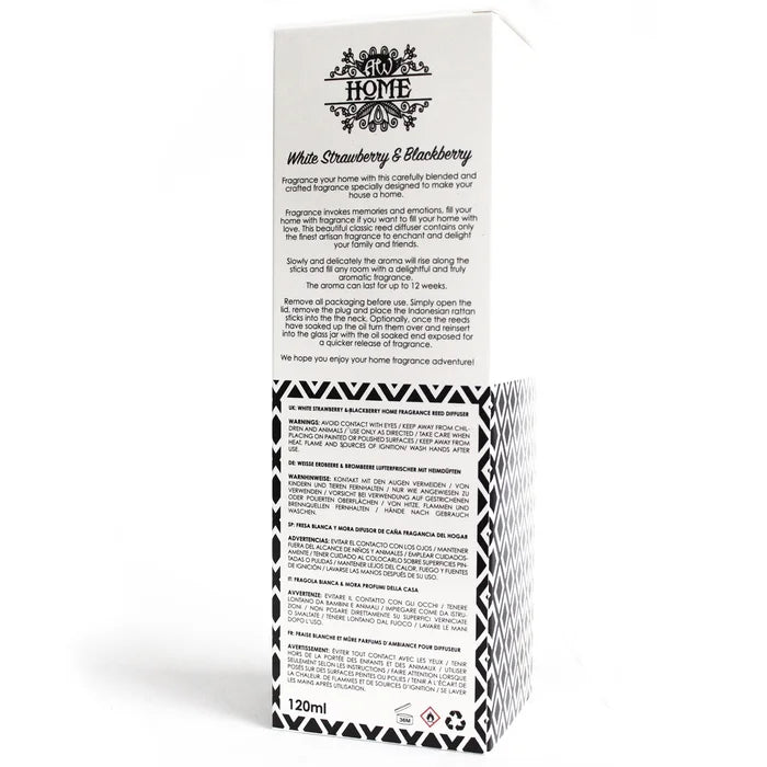 Difusor aromàtic de maduixa blanca i gerds 120ml