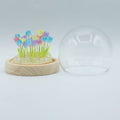 Domo Jardín Floral Glow - 20 tulipanes multicolor - LED USB