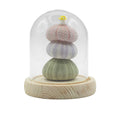 Domo de jardín Brillo Floral - 3 erizos de mar - LED USB