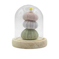 Domo de jardín Brillo Floral - 3 erizos de mar - LED USB