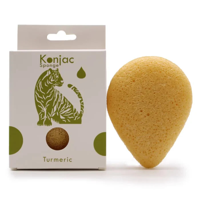 Esponja Facial Konjac de Cúrcuma – Antiarrugues i Neteja Natural del Rostre