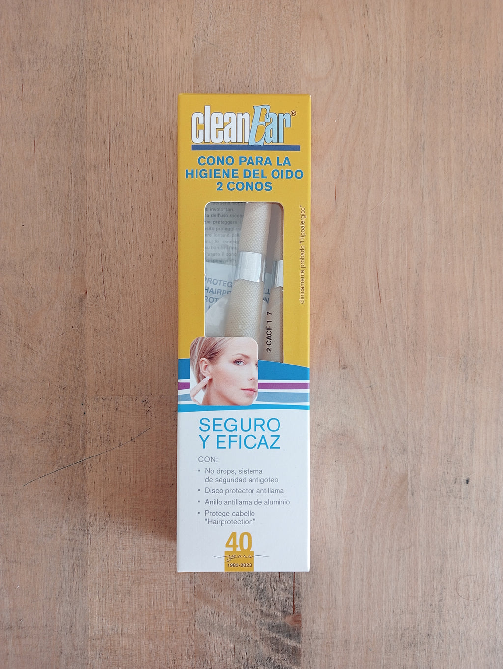 Estuche de 2 conos para la higiene de los oídos de CleanEar