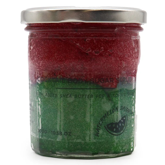 Exfoliant Corporal Natural Cocktail Sugar de Daiquiri de Melancia - Frescor Fruiter per a una Pell Suau