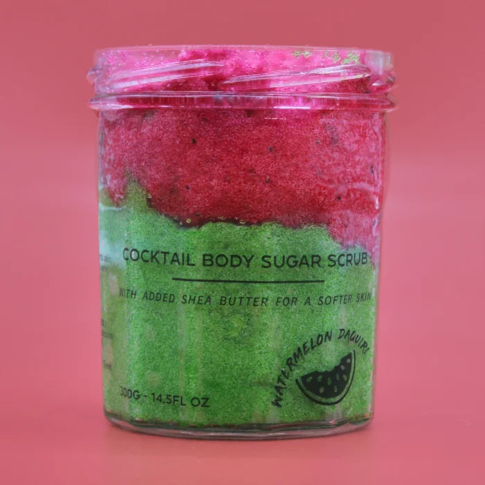 Exfoliant Corporal Natural Cocktail Sugar de Daiquiri de Melancia - Frescor Fruiter per a una Pell Suau