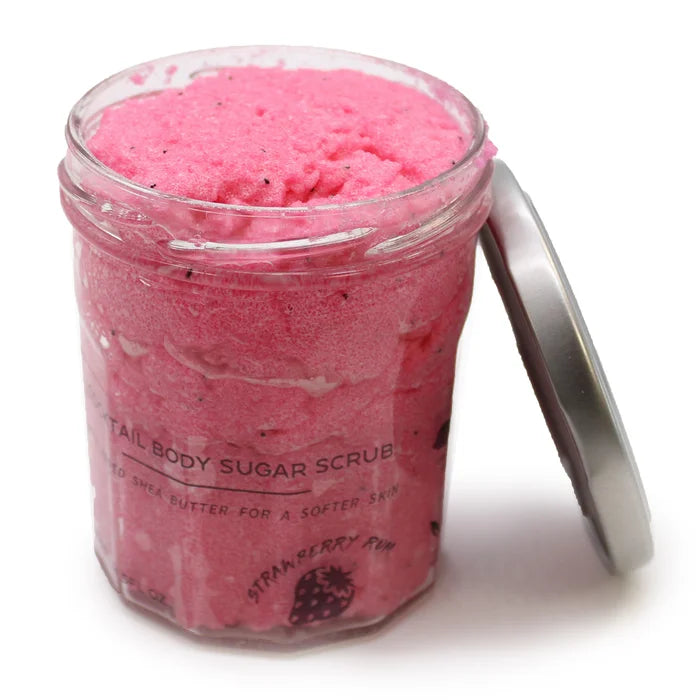 Exfoliant Corporal Natural Cocktail Sugar de Rom de Maduixa - Pell Suau i Radiant