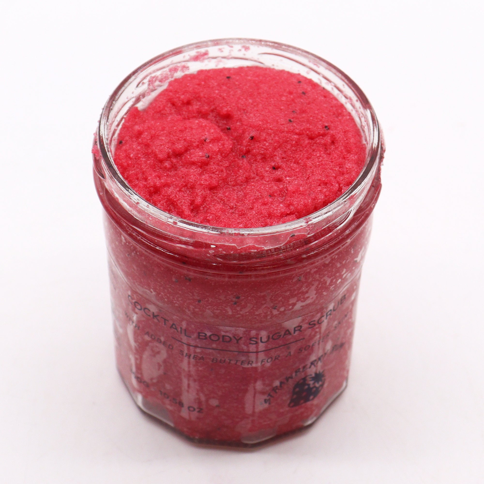 Exfoliante Corporal Natural Cocktail Sugar de Ron de Fresa - Piel Suave y Radiante