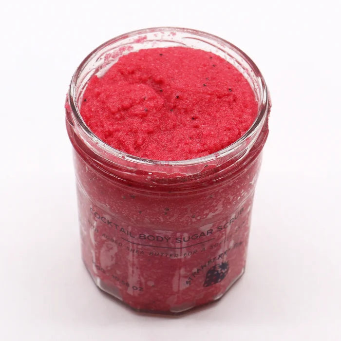 Exfoliant Corporal Natural Cocktail Sugar de Rom de Maduixa - Pell Suau i Radiant