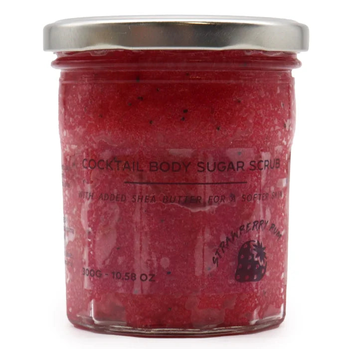 Exfoliant Corporal Natural Cocktail Sugar de Rom de Maduixa - Pell Suau i Radiant