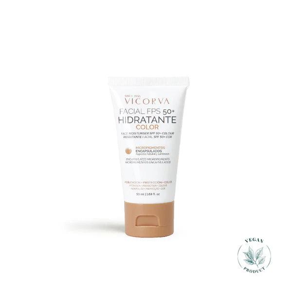 Crema Hidratante Facial FPS 50 + Color - 50ml